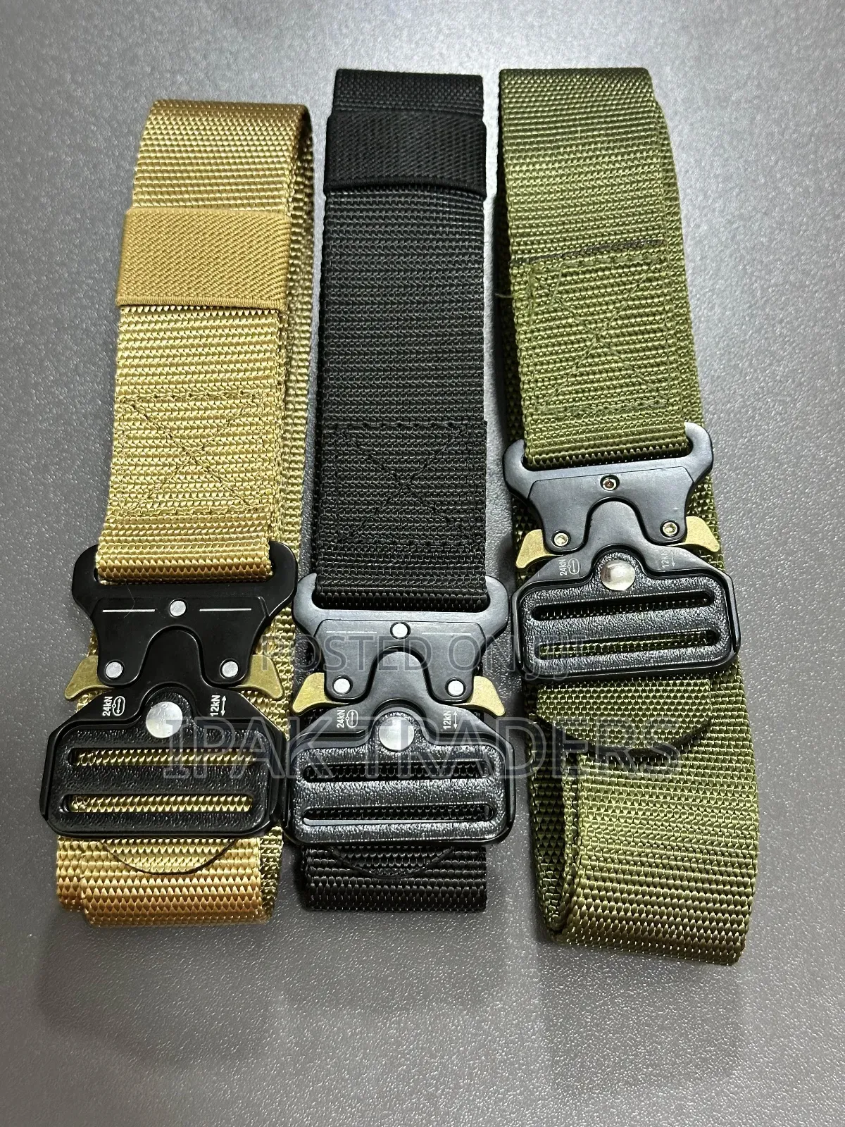 Tactical Quick Release Belts
Colors: Brown, Black Jungle Green