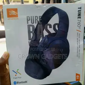 JBL Tune 760bt Foldable Wireless Headphones Long Playtime