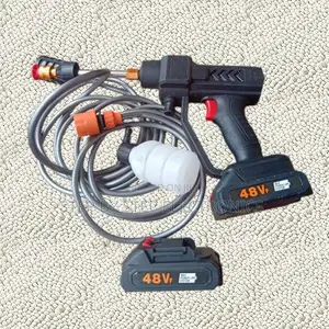 Compact 48v Wireless Rechargeable Highpressure Carwasher Spray Machine