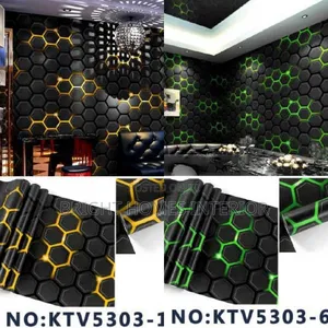 Gold 3d Wallpaper Honeycomb Unique Pattern Wallpaper