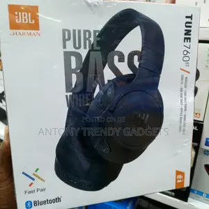 Jbl 760bt Wireless Headphones With Pure Bass & 50h Battery