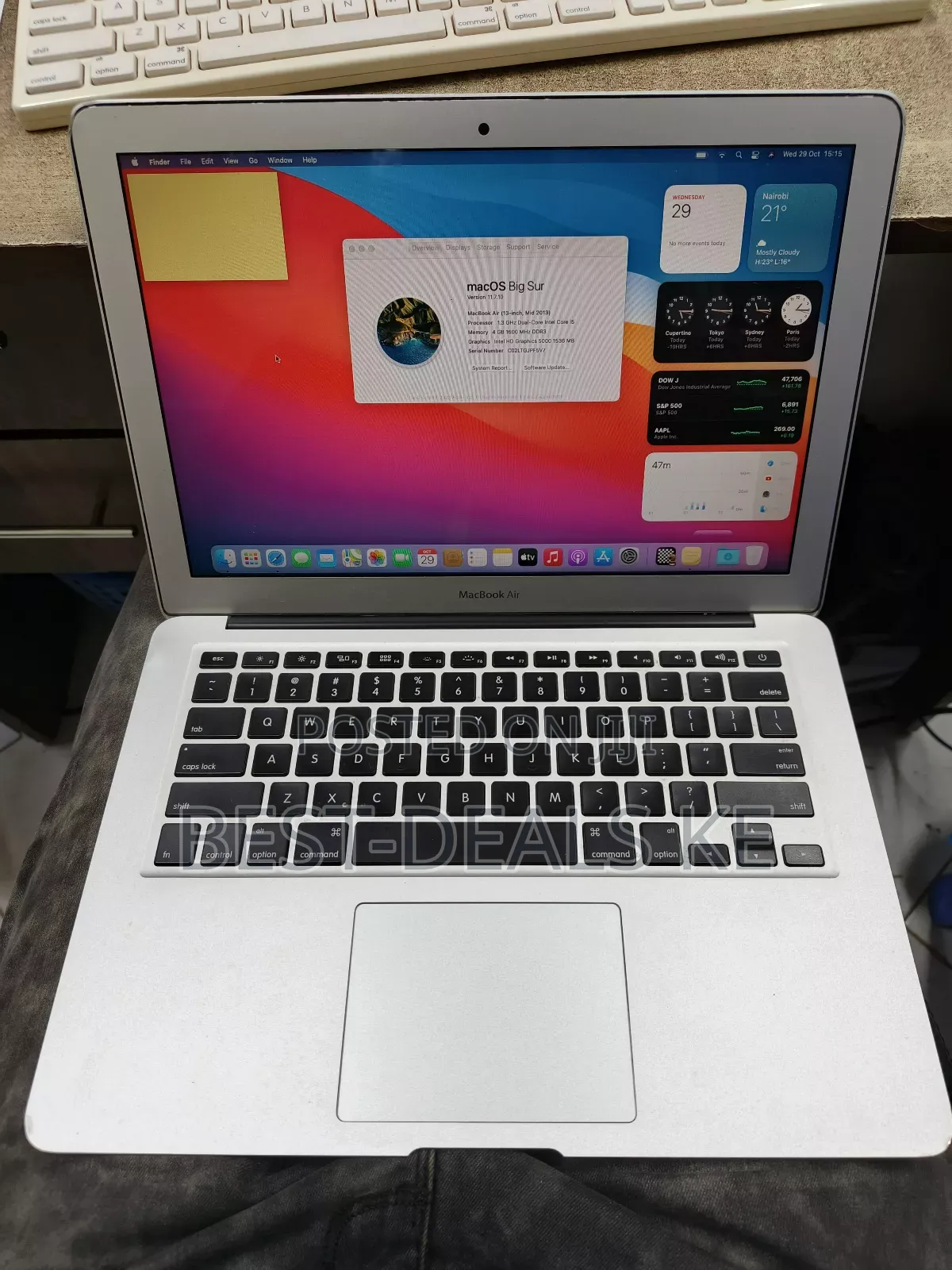Laptop Apple MacBook 2013 4GB Intel Core I5 SSD 128GB