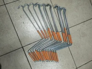 Scissor Jack Handles/ Sticks With Rubber.