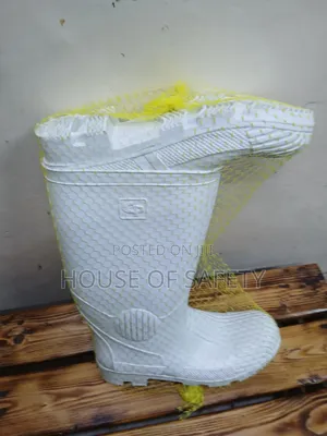 Cp White Workmaster Gumboots