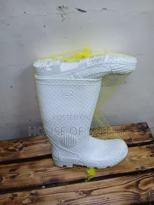 Cp White Workmaster Gumboots