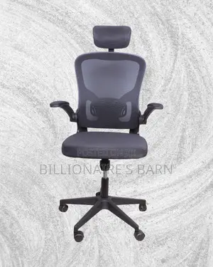 Premium Office High-Back Grey Mobility | Nairobi Delivery Guaranteed