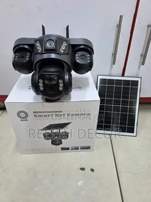 3 Head Solar CCTV Camera