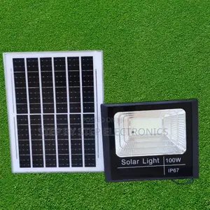 100w Solar Flood Light Ip67 Waterproof for Home Garden Illumination