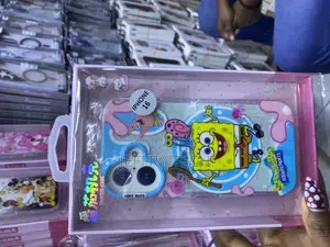 Hikert iPhone 16 Spongebob Case With Liquid Glitter Magsafe Case