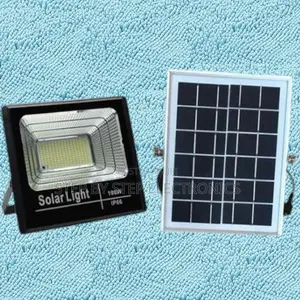 Remote Control 100w Solar Flood Light Ip67 Waterproof Garden Lamp