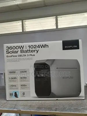Ecoflow Delta 3 Plus 3600w Power Station – Efdelta3p-Uk