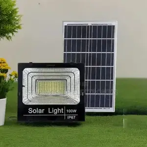 Quality Ensured 100w Solar Flood Light Ip67 Waterproof Safety Rated