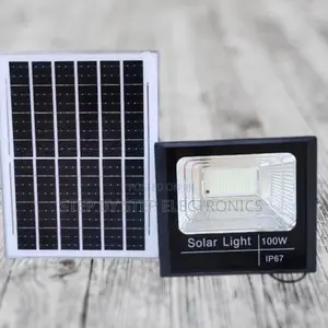 Long Battery Life 100w Solar Flood Light Ip67 Waterproof Rated Lamp