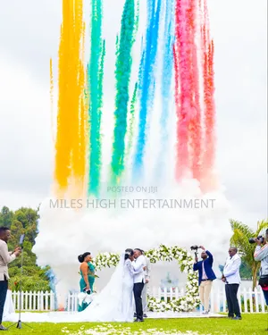 Wedding Daytime Fireworks