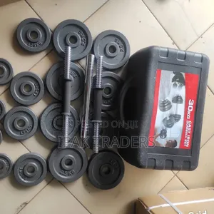 30kgs Iron Cast Dumbbell Set With a Connector