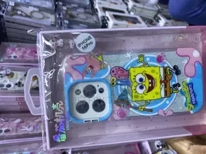 Oterdee Spongebob Magsafe Glitter Case for iPhone 16 Pro