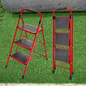 Foldable 3 Step Ladder | Kitchen, Household, Anti-Slip and Portable