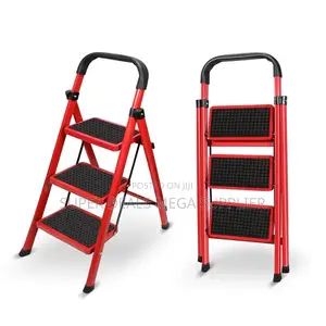 3 Step Lightweight Ladder | Foldable Kitchen Tool With Wide Steps