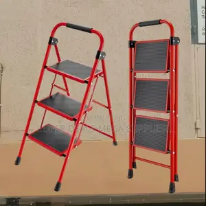 Folding 3 Step Ladder for Home | Non-Slip Pedal, Compact Design