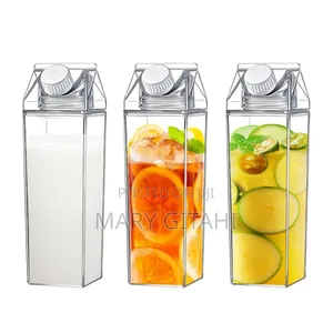*1l Acrylic Fridge Bottle With Tight Duo Lid*Milk Bottle