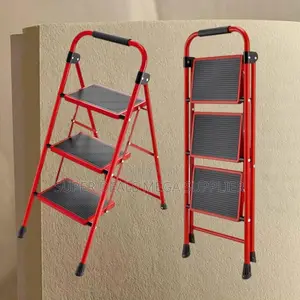 Foldable 3 Step Household Ladder | Wide Pedal, Safe and Portable