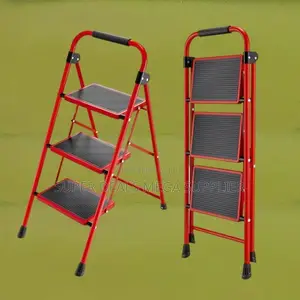 Foldable 3 Step Kitchen Ladder | Portable, Non-Slip, Easy Storage