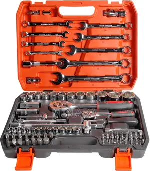 82 Pcs, Socket Wrench Toolset, Auto Repair Tool Kit