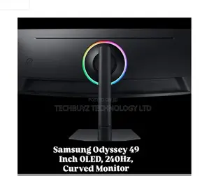 Samsung Odyssey G9 G95c Gaming Monitor, 49′′ 5120 X 1440 240hz-black