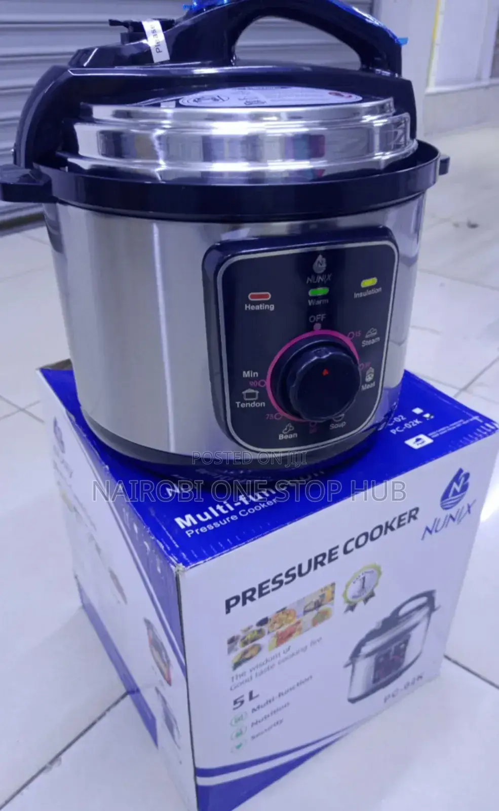 Nunix Electric Pressure Cooker – 5l Smart Kitchen Solution