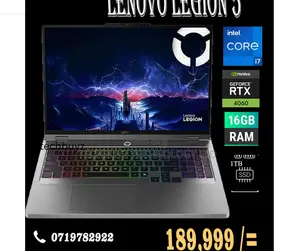 New Laptop Lenovo Legion 5 16GB Intel Core i7 SSD 1T