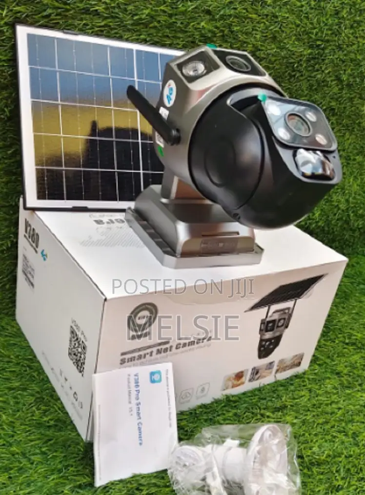 New 4g Solar Powered PTZ Camera -(4mp Resolution