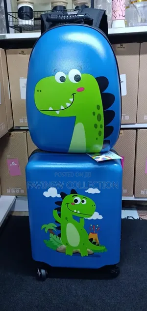 *2 in 1 Kids Trolley Suitcase With Backpack