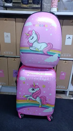 *2 in 1 Kids Trolley Suitcase With Backpack
