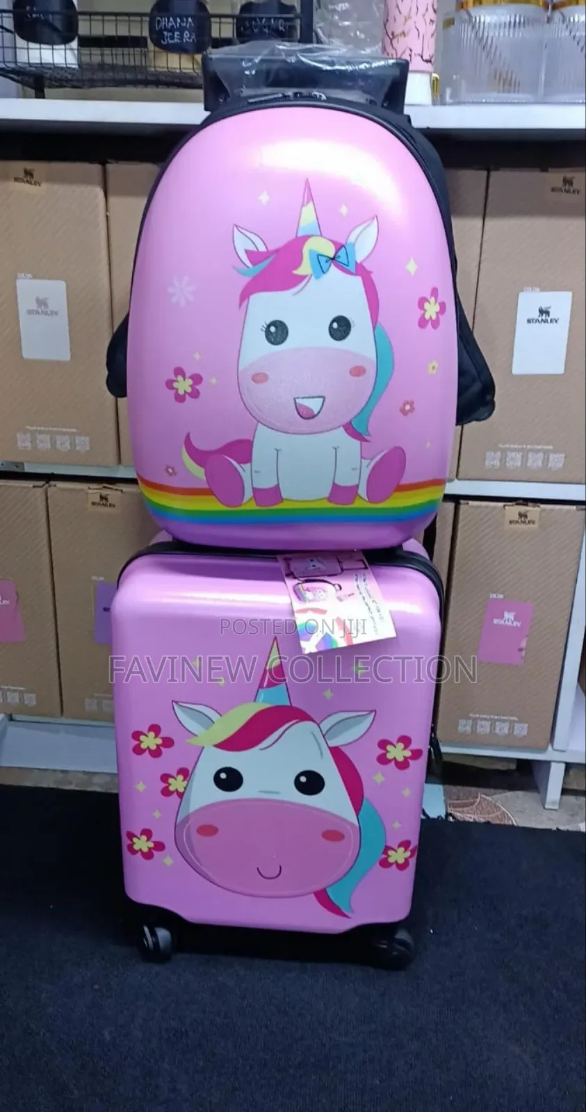 *2 in 1 Kids Trolley Suitcase With Backpack