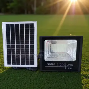 Waterproof Ip67 200w Dusk to Dawn Led Solar Flood Security Light
