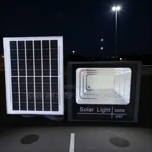200w Solar Flood Light Dusk to Dawn Energy Saving for Yards Lighting
