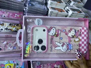 Asfer iPhone 17 Pro Max Hello Kitty Magsafe Glitter Case