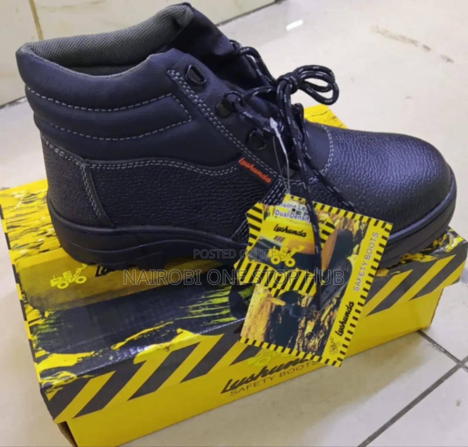 Durable Industrial Construction Safety Boots