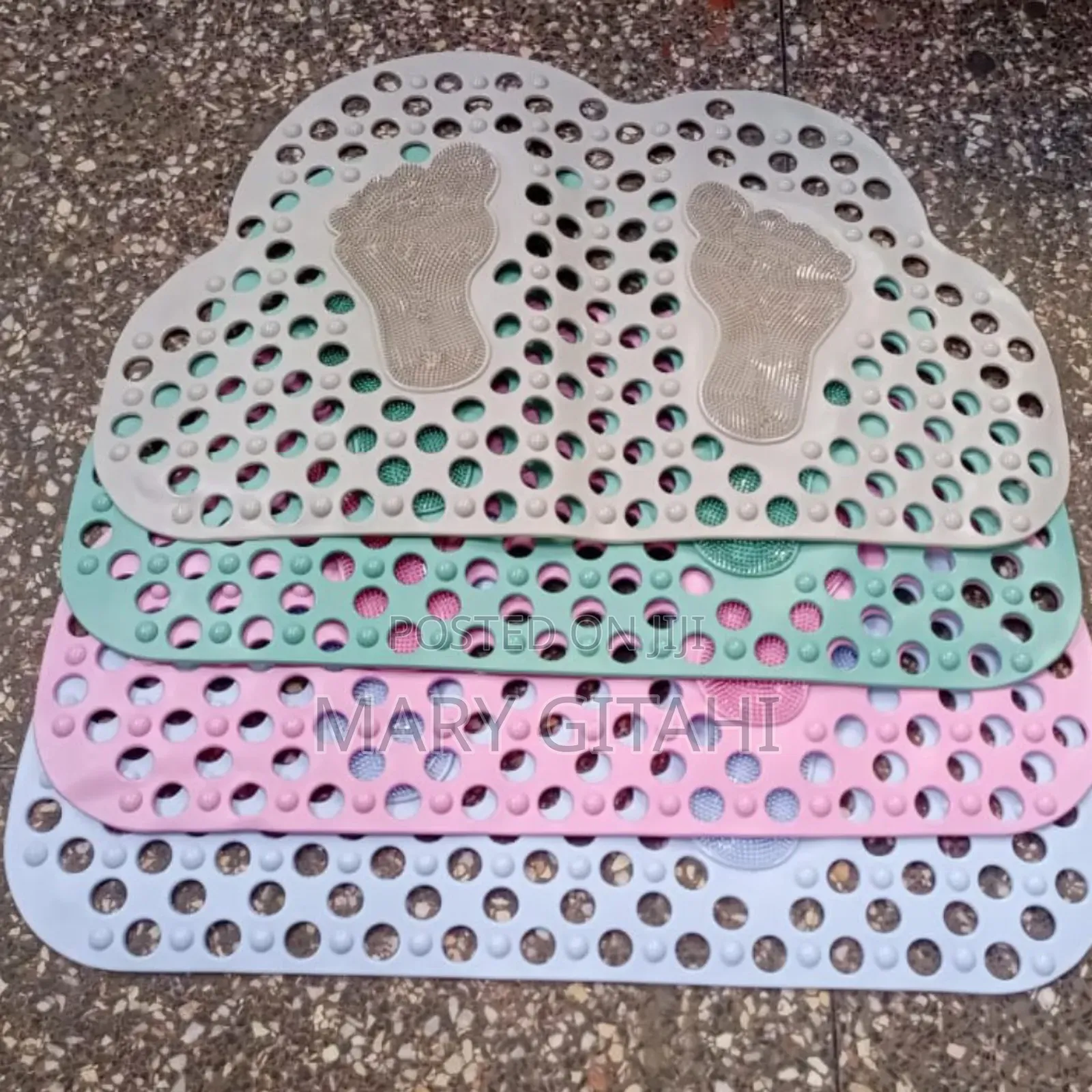 Non-Slip Rubber Shower Mat
Drain Hole