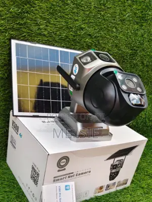 4g PTZ Solar Security Camera Dual Lens Screen Wireless Outdoor Camera