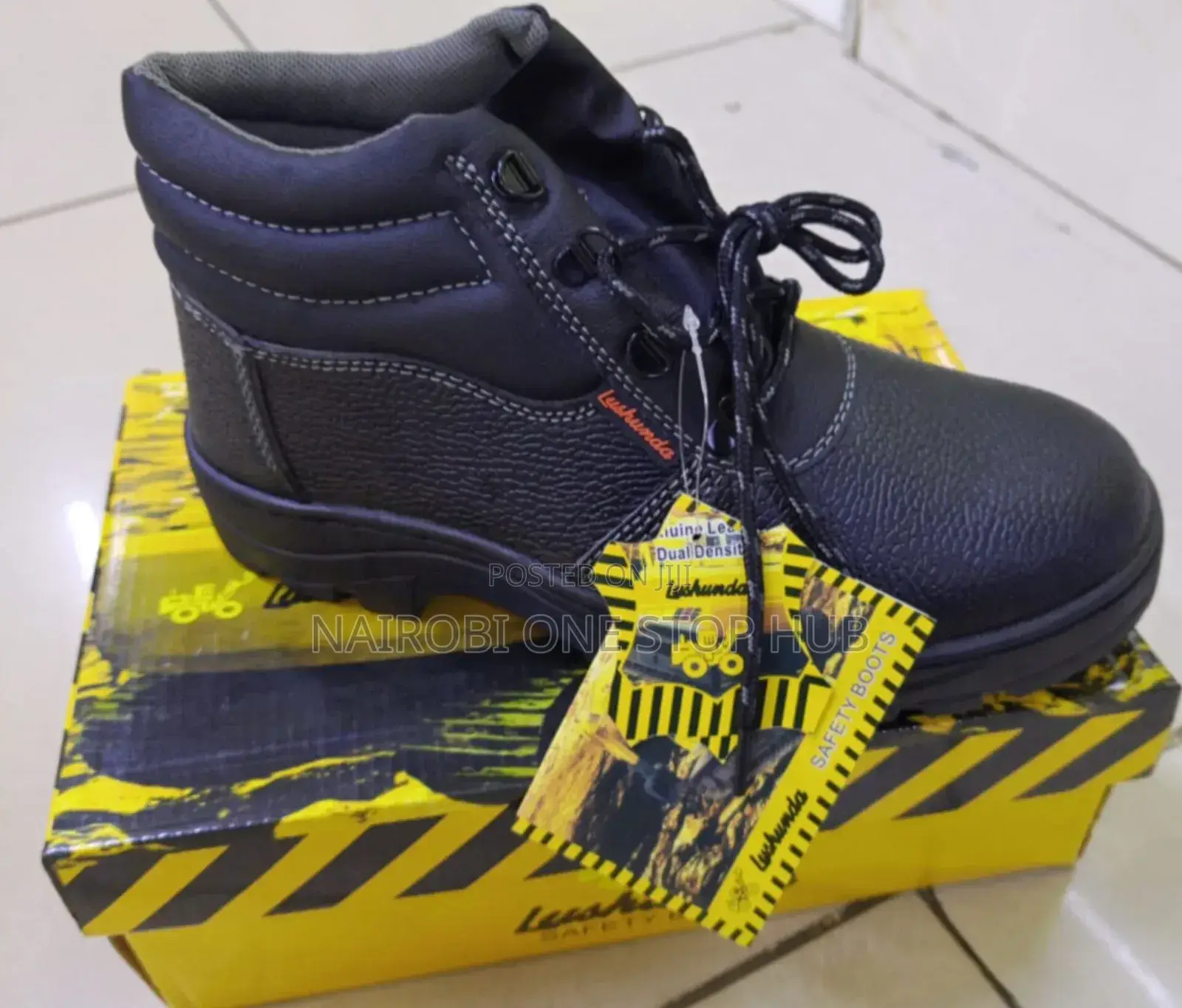 Durable Industrial Construction Safety Boots
