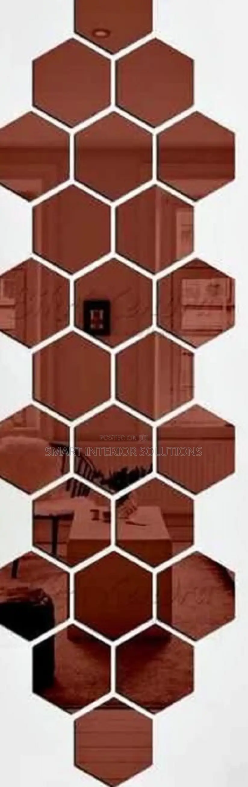 Modern Hexagon Mirrors