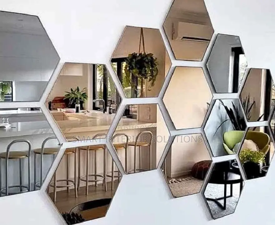 Interior Hexagon Mirrors