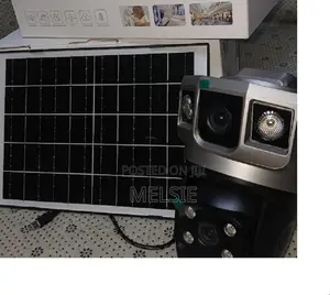 Intelligence Dual Lens 4g Solar Powered PTZ Camera Solar Camera . . .