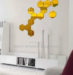 Modern Hexagon Wall Mirrors