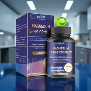 Magnesium Complex 12 In1 Relieve Nerve Stress, Muscle, Bone, Immune