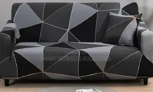 Dark Grey Floral Sofa Covers