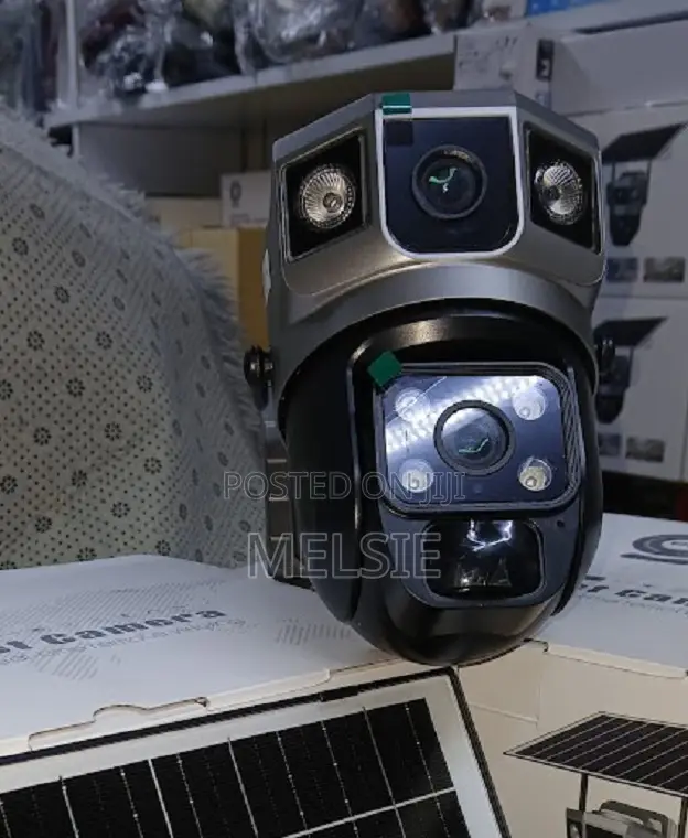 V380 Pro 4g Solar-Powered PTZ Security Camera High-Performance