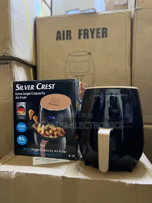 Silvercrest 6l Air Fryer - Xl Family Size | 50% Less Oil
