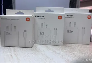 Original Mi Fast Charge Type C Full Charger 33w, 67w 120w.